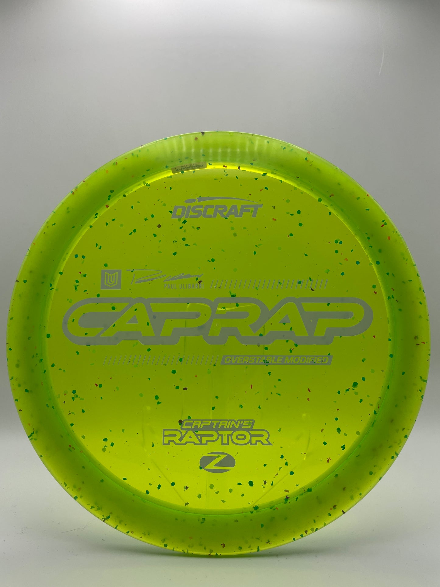 Discraft Z Confetti Captain's Raptor Paul Ulibarri 2026 Limited Edition 9/3/-1/4