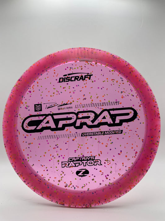 Discraft Z Confetti Captain's Raptor Paul Ulibarri 2026 Limited Edition 9/3/-1/4