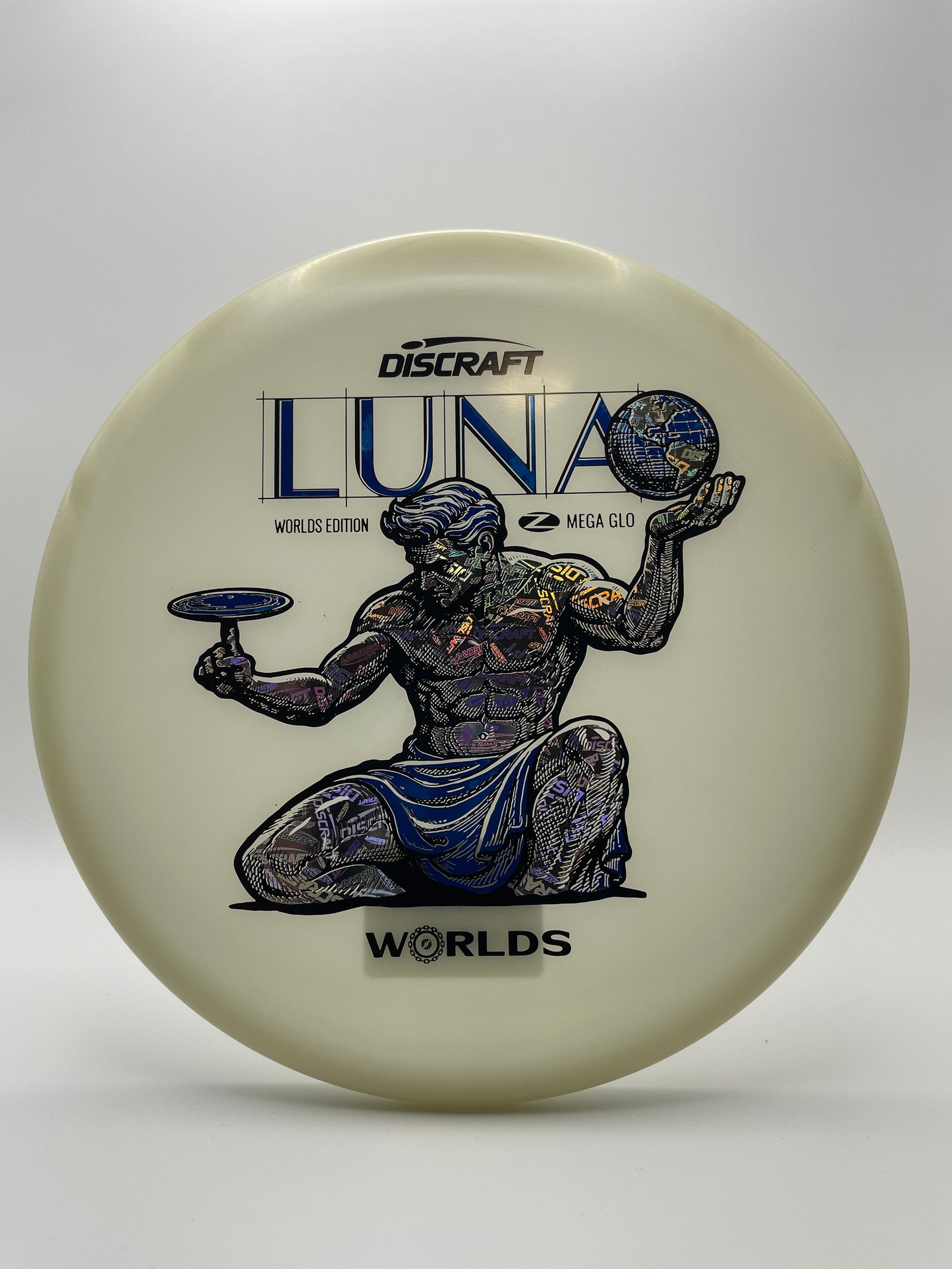 Discraft Mega Glo Luna "Spirit of Detroit" 2026 Worlds Edition 3/3/0/3