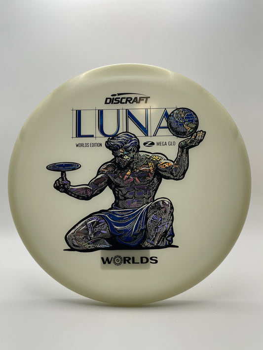Discraft Mega Glo Luna "Spirit of Detroit" 2026 Worlds Edition 3/3/0/3